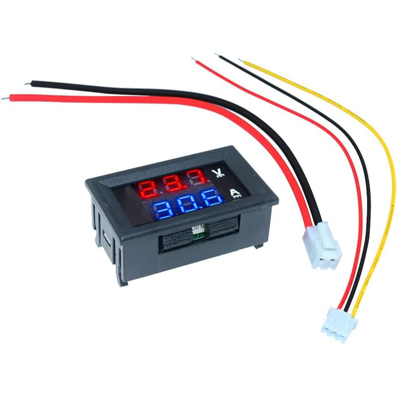 10 Pcs DC 100V / 10A Voltmeter, diymore Voltmeter Ammeter