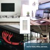 RiteAV - Single Gang Wall Plate with Brush Bristles -