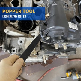 DWH 4140 Pry Bar Trim Removal Tool, Metal Car Panel Removal Pry Tool, Auto Parts Door Dash Panel Trim Puller Window Popper, Black