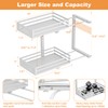 mixeshop Under Sink Organizer, 2 Tier Under Sink Organizers and