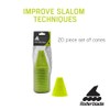 Rollerblade Sport Cones 20 Pack, Slalom and Freeskate