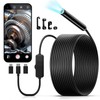 KAIWEETS 8-LED HD Borescope Camera - IP67 Waterproof Endoscope for
