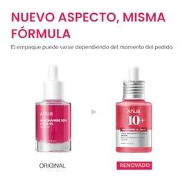 ANUA Suero de Niacinamida 10 + TXA 4, Ácido Hialurónico, Ácido Tranexámico, Suero Facial Para Piel de Vidrio, Suero de Retorno al Brillo, Cuidado de M