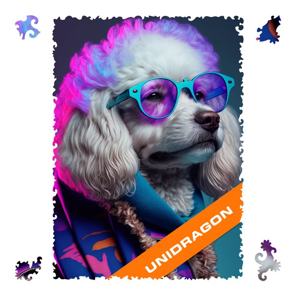 UNIDRAGON Original Wooden Jigsaw Puzzles - Pop Art Glow Up