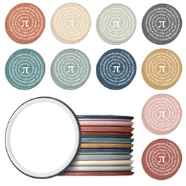 Geetery 20 Pcs Back to School Gifts for Math Teacher Students Pi Day Pocket Mirror Awards for Women Teacher Appreciation Week Math Lovers Club Party Favor(Morandi Color)