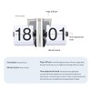 Flip Desk Clock, Retro Mechanical Flip Down Clock, Minimalist Internal