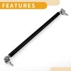 Partuto 2pcs 20cm/7.87in Car Splitter Support Rods Adjustable Front Rear