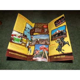 WILD WEST WORLD Amusement Park Guide 2007 Brochure - Park City, Kansas