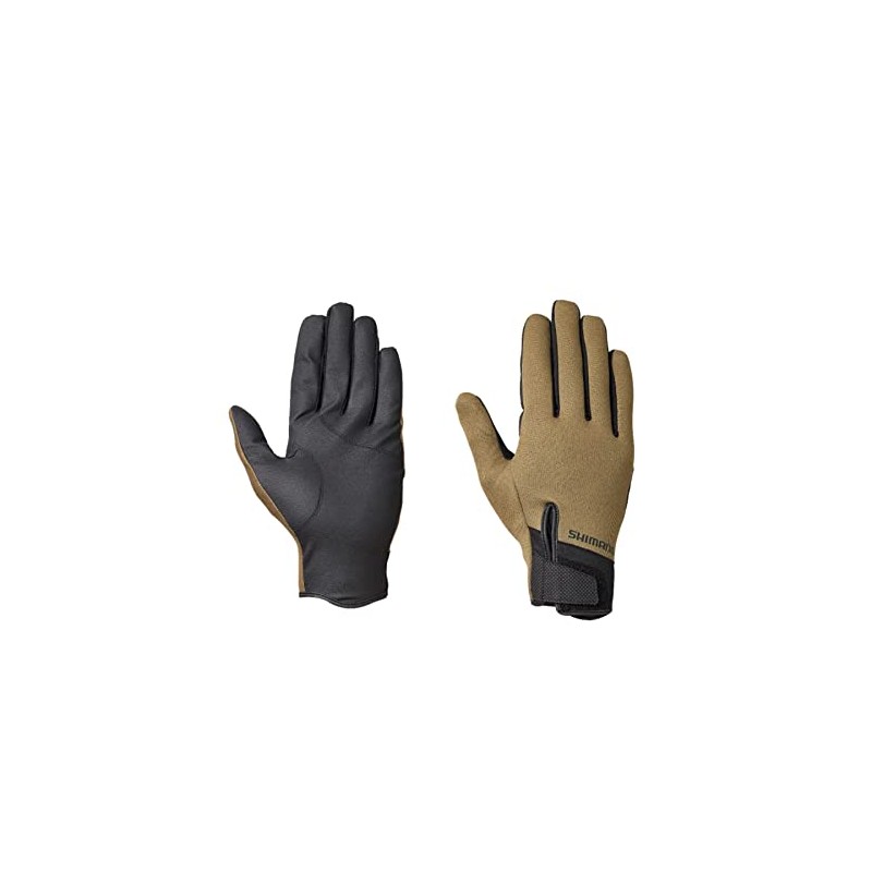 Shimano Titanium Alpha Glove Full Cover GL-013V Tan L