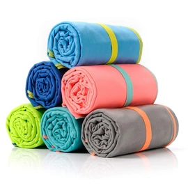 Meteor Quick Dry Gym Towel: Sports Towel, Super Absorbent Microfibre, Lightweight for Sports, Beach, Travel - 4 Sizes S to XL, Odour-Free with Carry Bag