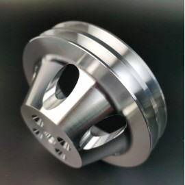 espeedpro21 Big Block Chevy Pulley Kit V-Belt Short Water Pump 396 427 454 SWP Billet Alum