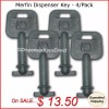 Merfin, Kruger, SCA Tissue, San Jamar, Vondrehle Merfin Dispenser Key
