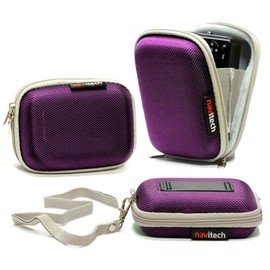 Navitech Purple Water Resistant Hard Digital Camera Case Cover Compatible with The Nikon CoolPix S3700 / CoolPix S2900 / CoolPix S6800 / CoolPix S6700 / CoolPix S5300 / CoolPix S2800