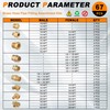 Dazakoot 68PCS Brass Pipe Fitting & Adapters Assortment Kit, NPT