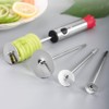 Vegetable Digging Rotating Drill Vegetable Corer Stainless Steel Fruit Corer