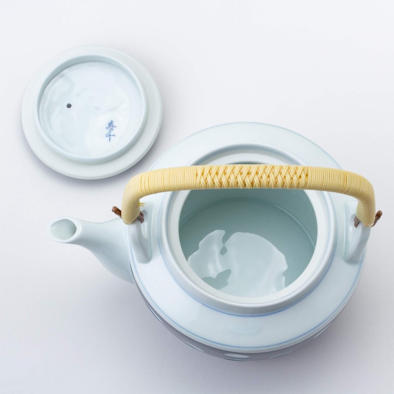 Seikai Touki Arita Ware Teapot Water Drop Pattern No. 10
