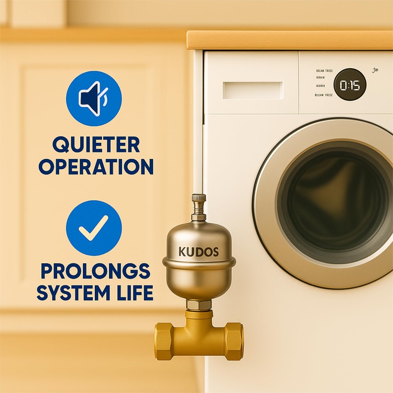Kudos-Trading 15mm Shock Arrestor Water Hammer Arrestor for Washing Machines