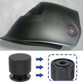 The Lord of the Tools Pack of 2 Welding Helmet Fasteners Pipeliner Style 22 mm Thread 5.8 mm Black Quick Release Buckles Compatible with 3mirrors 100 for Welding Hood Headwear Parts