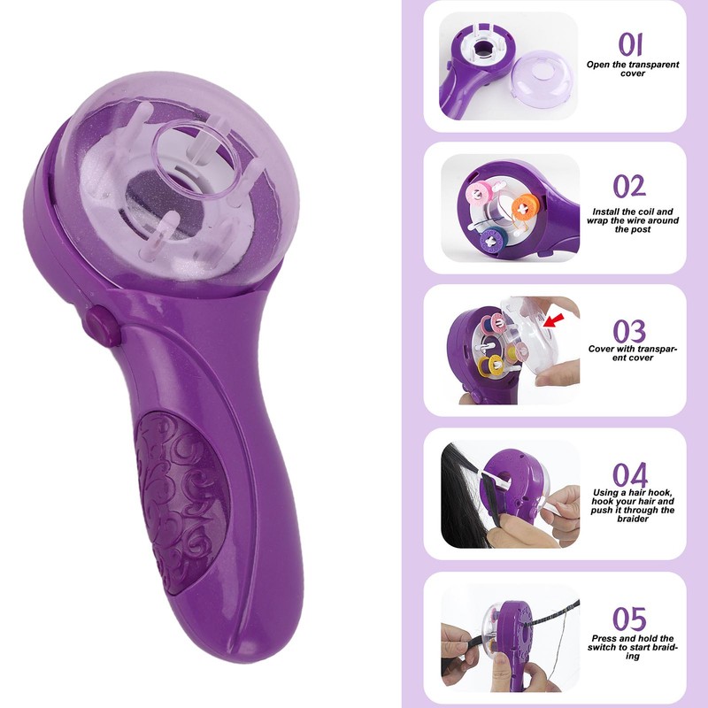 Electric Hair Braider DIY Twist Braids Hair Styling Braiding Machine
