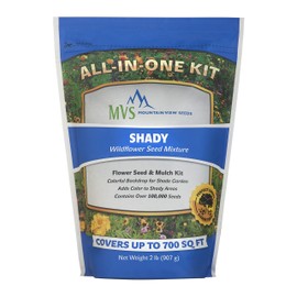 Mountain View Seeds 100571 Shady Wildflowers, Assorted