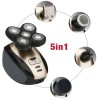 FCJ 5-in-1 Multifunctional Electric Shaver Rechargeable 5 Blade Razor for