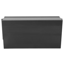 Enclosure Electronic Project Box,DIY Aluminum Cooling Case,Printed Circuit Board Project Instrument Box,55 X 106 X 200mm ((sand black with bent plate))
