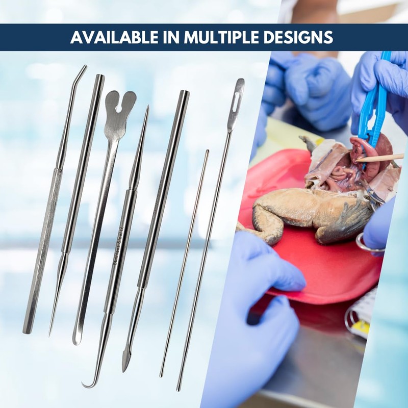 Stainless Steel Dissecting Probe Teasing Needle with Pointed Tip Suitable