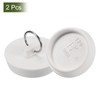 uxcell 2 Pcs Tub Stoppers, Rubber Bathtub Stoppers 1-3/4" Kitchen