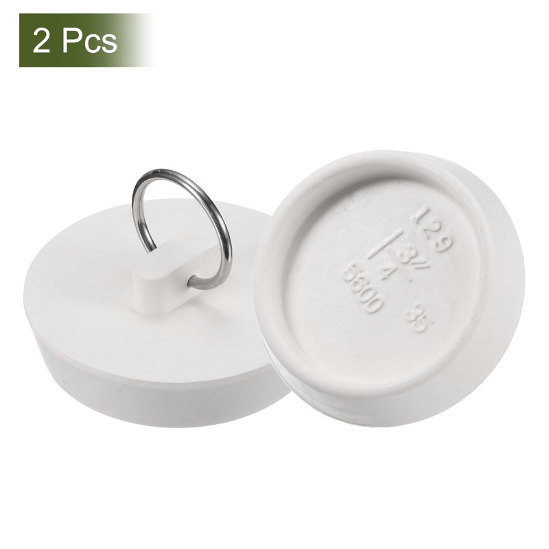 uxcell 2 Pcs Tub Stoppers, Rubber Bathtub Stoppers 1-3/4" Kitchen