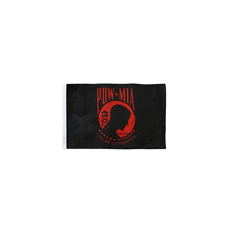 Flag FRITZE® USA Pow Mia/black, red, 30 x 45 cm