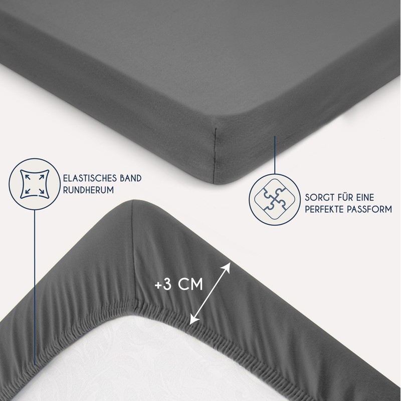 Dreamzie Elasticated Cotton Fitted Sheet