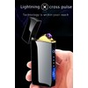 Electric lighter, USB charging lighter, Double arc plasma lighter, windproof