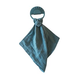 COCO BABY CO Lovey Security Blanket - Muslin Baby Girl Lovey & Boy Lovie, Security Blanket, Essential Baby Gear, New Born Gifts - Teether, Soother, Unisex, Neutral, Versatile, Boho, Travel Size