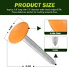 Survey Stakes Galvanized Steel Property Markers, Heavy Duty Survey Markers,