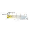TOVINANNA 2 Sets Magnetic Nail Tip Display Holder Acrylic Nail