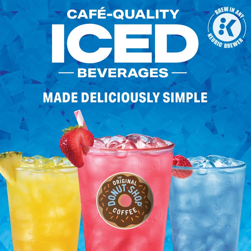 The Original Donut Shop, Iced Refreshers, Keurig Single Serve K-Cup