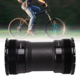 Luqeeg T47 Bottom Bracket, 24mm Bike Bottom Bracket with Ceramic Bearings, Ideal for Mountain Cycling Riding