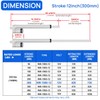 ECO-WORTHY Heavy Duty 330lbs/1500N Solar Tracker Linear Actuator Multi-Functions with