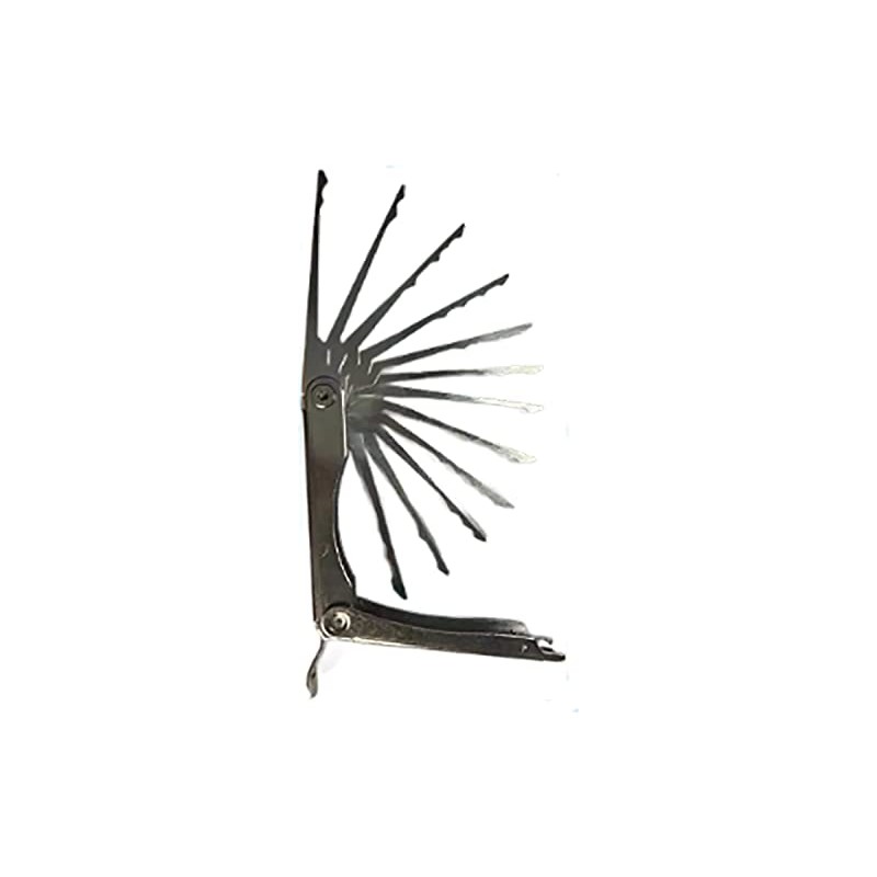 Rhomba ock Jiggler Folding Rotate Key (12pcs) (Stainless Steel)