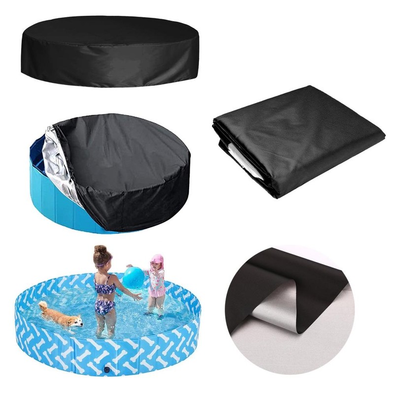 Pool Protective Cover Foldable Kids Pet Pool Bathtub Cover for