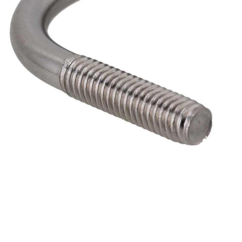 CNBTR U-Bolt Screws Saddle Nuts 304 Stainless Steel Silver M6