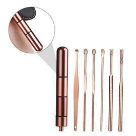 Baluue 18pcs Portable Spiral Ear Wax Picker Ear Cleaning Tools with Storage Box Non-Skid Design for Home Use and