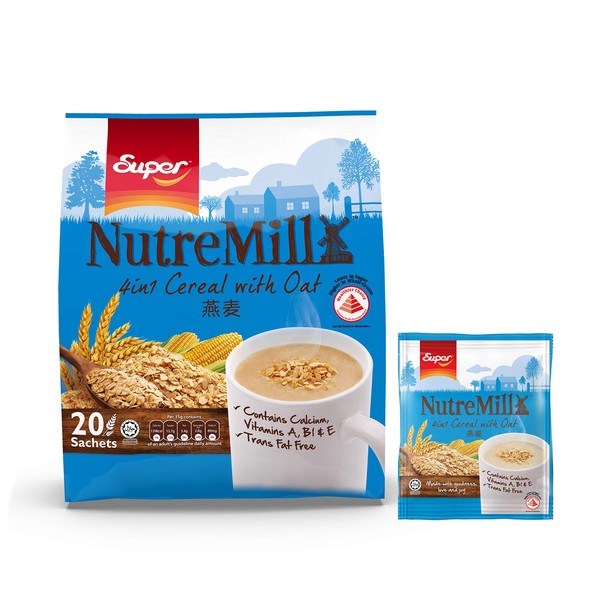 Super NutreMill cereales (avena) 700 g (1 bolsa con 20 bolsitas)