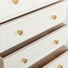 homdiy 10 Pack Gold Knobs Brushed Brass Cabinet Knobs Small