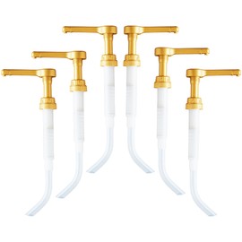 Sauce Pump Dispenser for Torani 64 Ounce Bottles (Pack of 6)