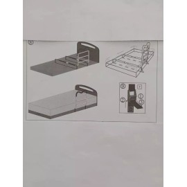Medimetrics Barandal Para Cama Universal Adaptable Resistente Aluminio