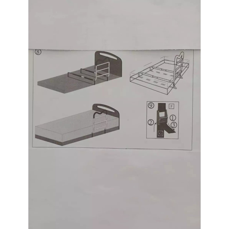 Medimetrics Barandal Para Cama Universal Adaptable Resistente Aluminio