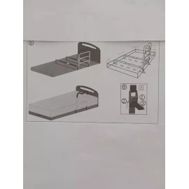 Medimetrics Barandal Para Cama Universal Adaptable Resistente Aluminio
