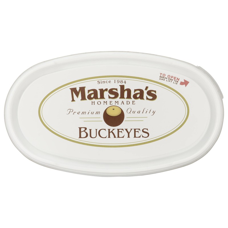 4, Deli Containers of Homemade Candy Buckeyes. Includes Ice Packs