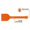 Truper CL-2-3/4X10, Cincel ladrillero, 2-3/4 X 10"